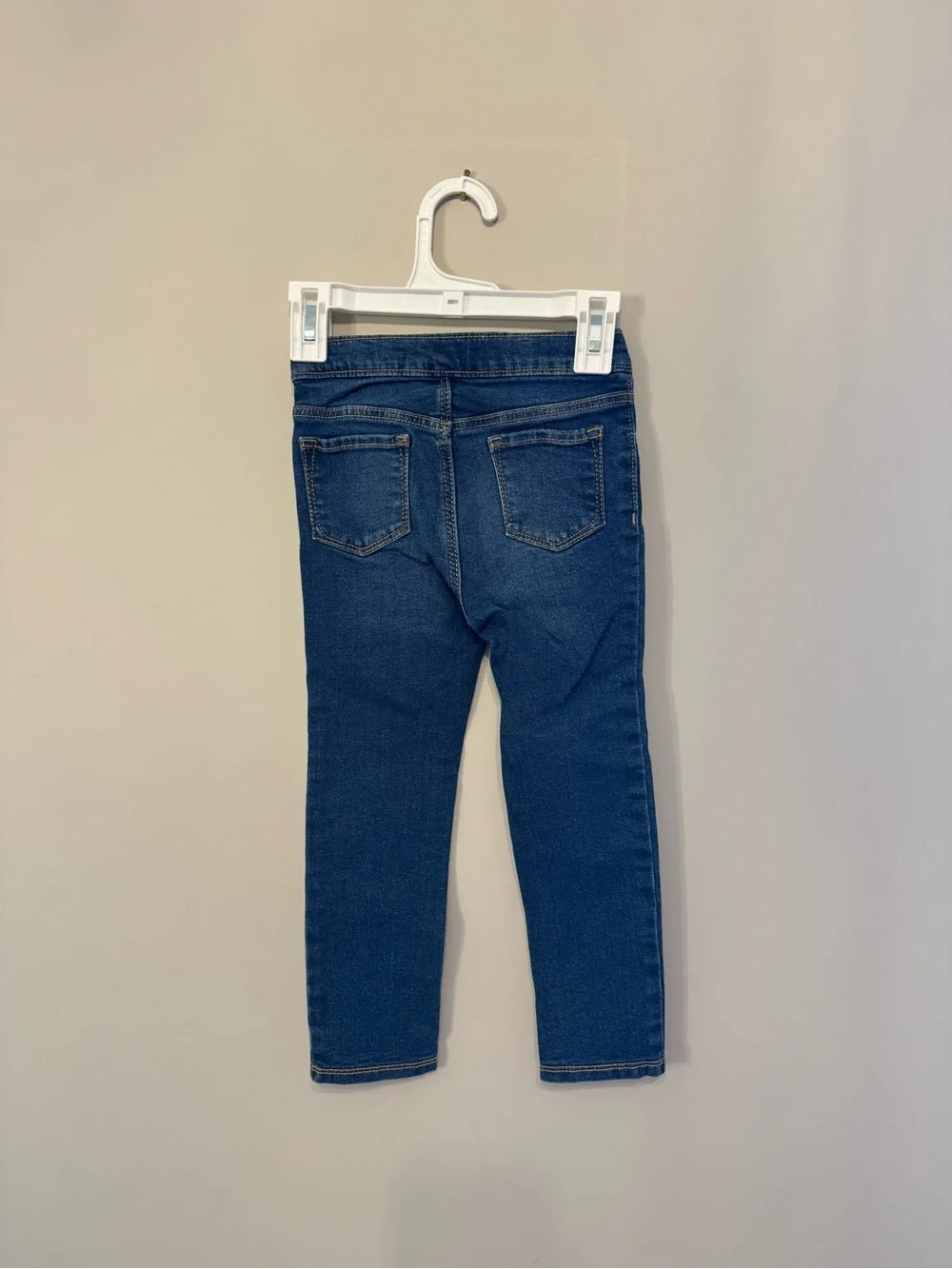 Old Navy Skinny Pull-On Jeans Medium Wash Adjustable Waist